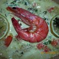 Cassolette de crevettes SYLDIANE