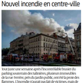 Incendie dans un îlot de bâtiments difficile d'accès