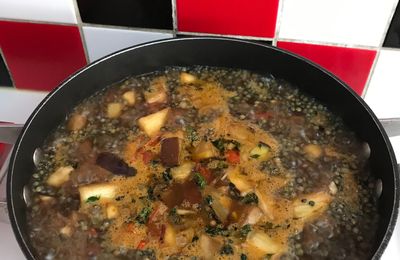 Encore Ottolenghi : des lentilles et des aubergines