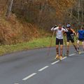 Montée du Col de la Croix Morand en ski roue