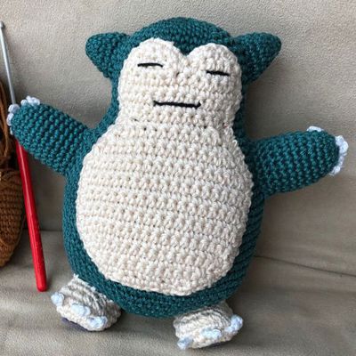 Pokémon Ronflex au crochet ^^ Snorlax (in english)