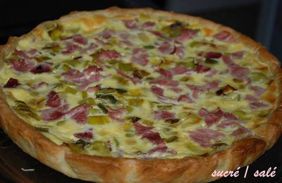 quiche poireaux-jambon 