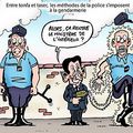 Sarkozy à la gendarmerie de Lamotte-Beuvron