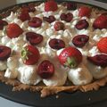 Tarte Pistache Amande Chantilly