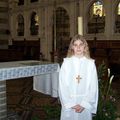 Aujourd'hui 10 mai communion de Laurine