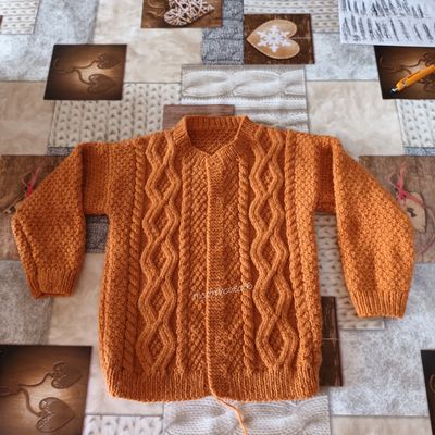 Fin du gilet de Kayden ...