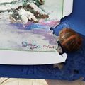 Comment un petit escargot a dévoré ma peinture