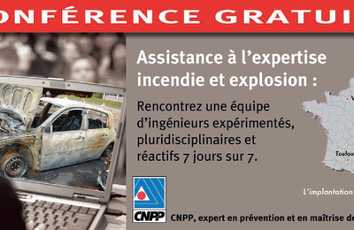 Lyon : conférence gratuite sur l'expertise incendie et explosion