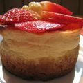 Cheese-cakes individuels aux fraises (6 p)