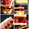 Millefeuilles aux framboises