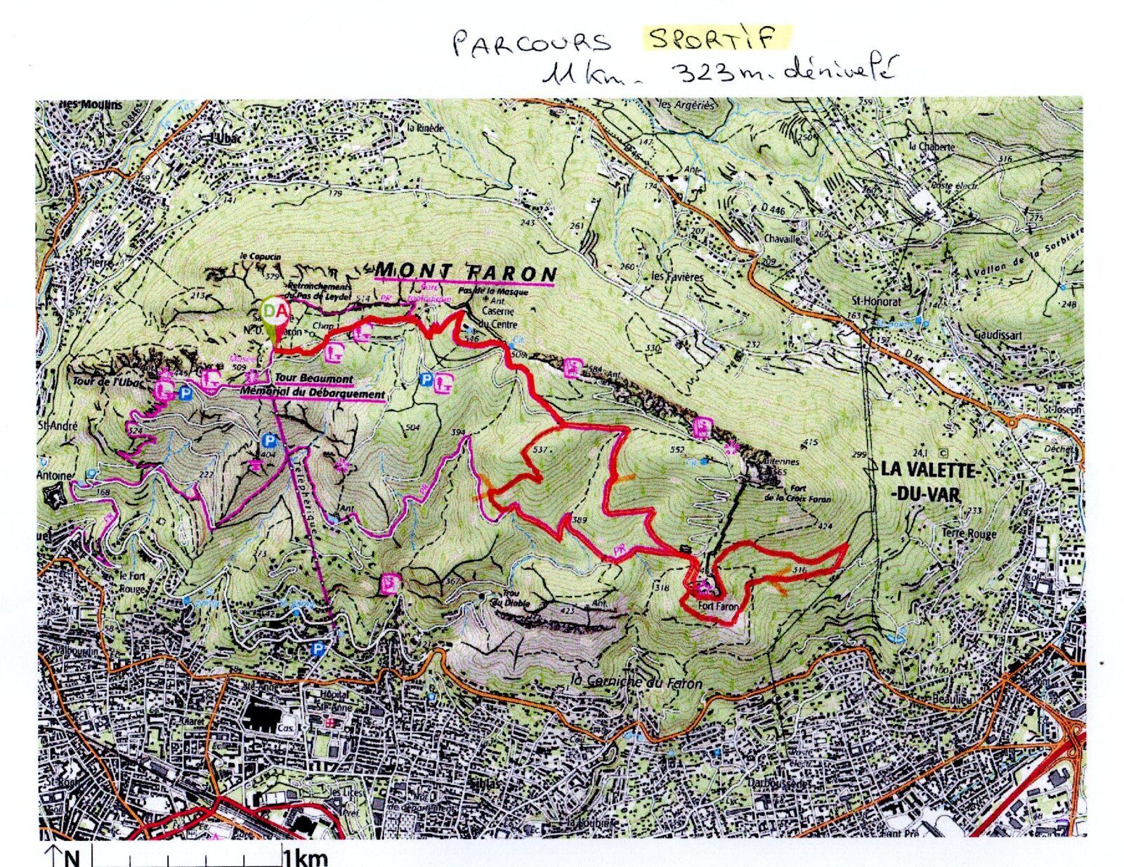 Parcours sportif
