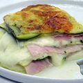 Parmigiana blanche de courgettes