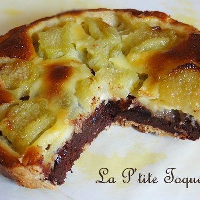 Tarte à la rhubarbe revisitée avec gourmandise ;)
