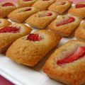 Mini-financiers à la fraise