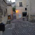 descente dans le centre de St Emilion