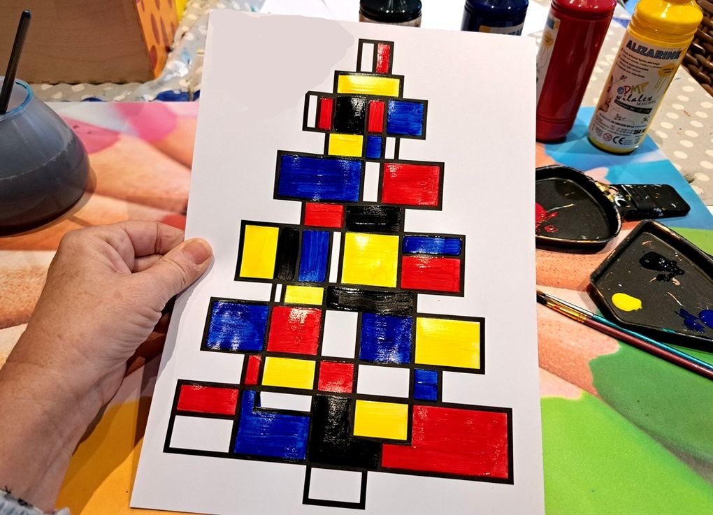Le sapin Mondrian