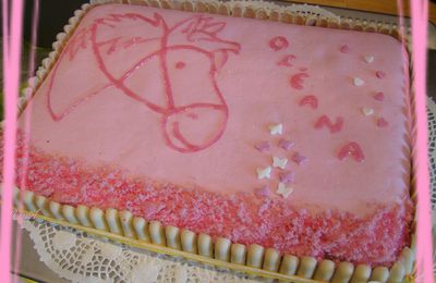 Gâteau cheval