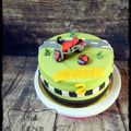 Gateau moto ( modelage en pâte à sucre)