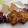 Pain ou cake aux figues et aux noix, sans gluten, pour accompagner les fromages