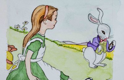 Alice et le lapin au pays des merveilles