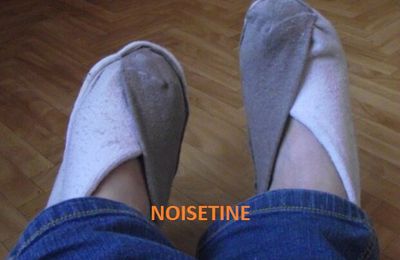 recyclage chaussettes en chaussons