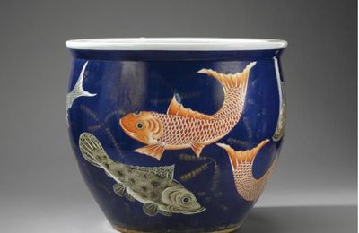 A Large 'Fish' Bowl. Qing Dynasty