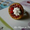 Bague Gaufre liégeoise à la fraise