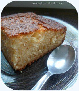 Gâteau au Lait & à la Semoule à la Vanille