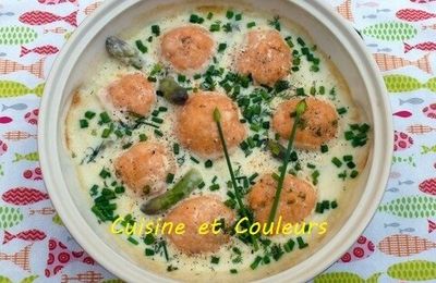 Boulettes aux 2 saumons comme une blanquette