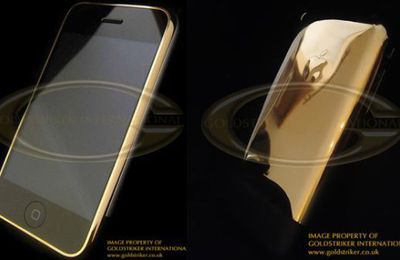 Goldstriker unveils 24ct full gold Apple iPhone 16GB 