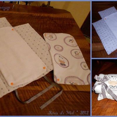 Un tapis à langer nomade