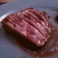 Magret de canard sauce au miel