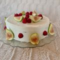 Entremet figues framboises