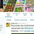 Page Twitter officielle de Prizee : découvrez des jeux-concours immanquables