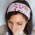 Bandeau de Cheveux Jersey Coton Paresseux Headband Femme Ado