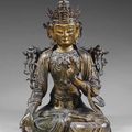 Top des enchères : bodhisattva assis en vajrasana, Chine, époque Ming, 27 mars 2009