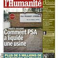 Une de l'Humanité du 26/04