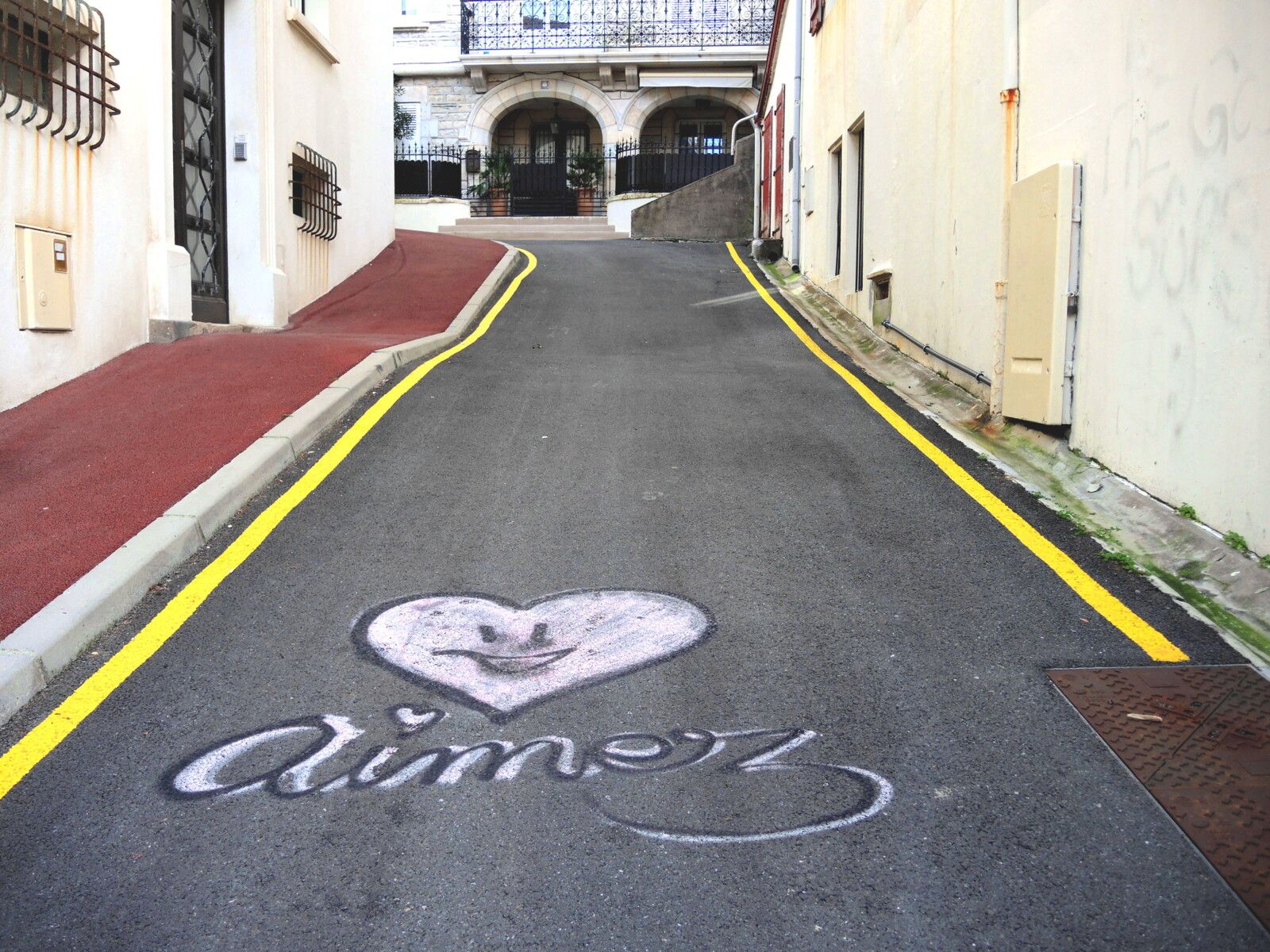 Biarritz, rue de l'Atalaye, coeur (64)
