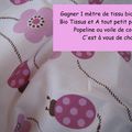 Un mètre de tissu bio à gagner... (concours inside!)