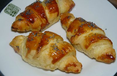 Mini croissants saumon boursin