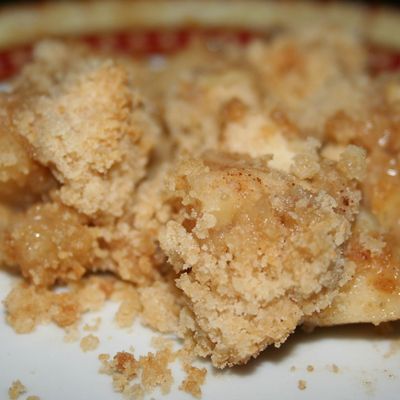 Crumble aux pommes