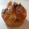 mini muffins au chocolat et aux noix