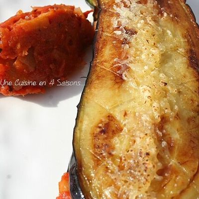 Aubergine et séchée de tomate à l'oignon - 087