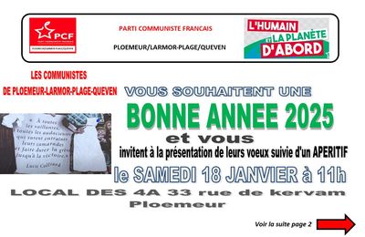 voeux des communistes 2025
