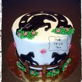 Gateau sur le thème du cheval