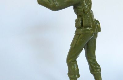 001148 SOLDAT AMERICAIN GI MARQUE LOUIS MARX - POSE 5 -