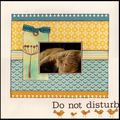 Do not disturb 