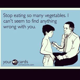 Etre végétarienne... chez le médecin.