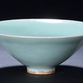 A Longquan Celadon Conical Bowl, Southern Song Dynasty, 12th-13th Century