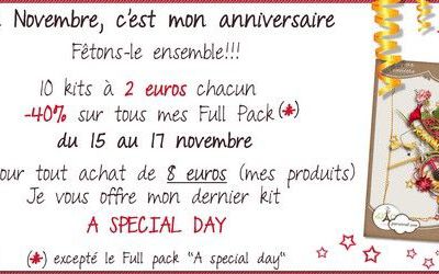 Anniversaire de Thaliris et freebie